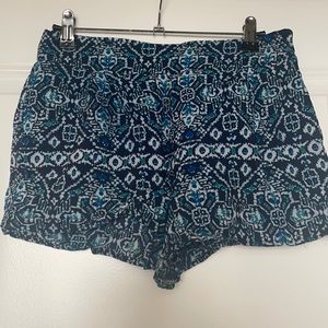 Summer Floral Linen Shorts